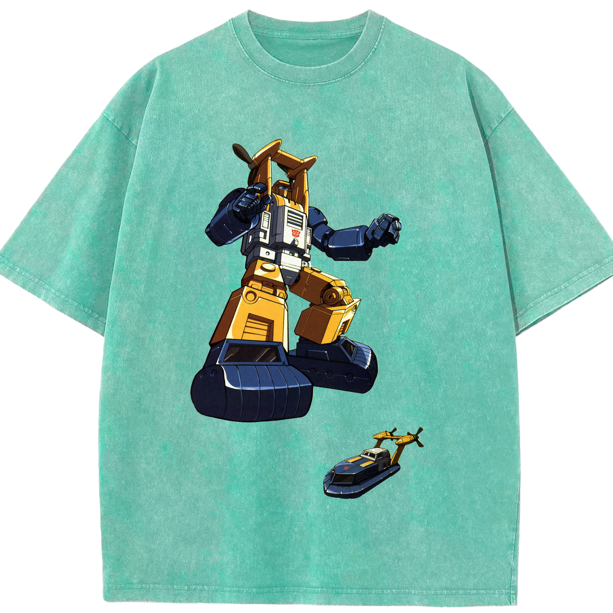 （画像用）  綿100% ヴィンテージ風 半袖Tシャツ（フロントプリント）